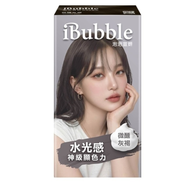 iBubble泡泡宣妍泡沫染髮劑 微醺灰褐 image