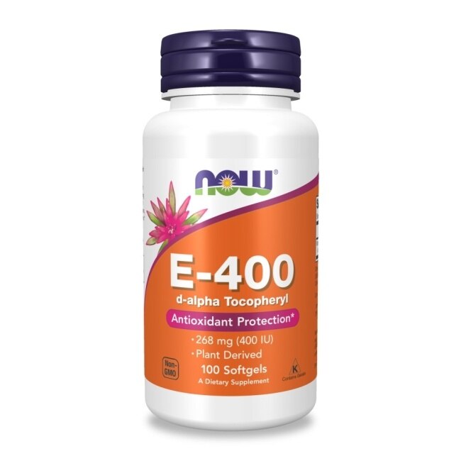 【NOW】維生素E 400 IU膠囊2瓶組(100顆*2瓶) image