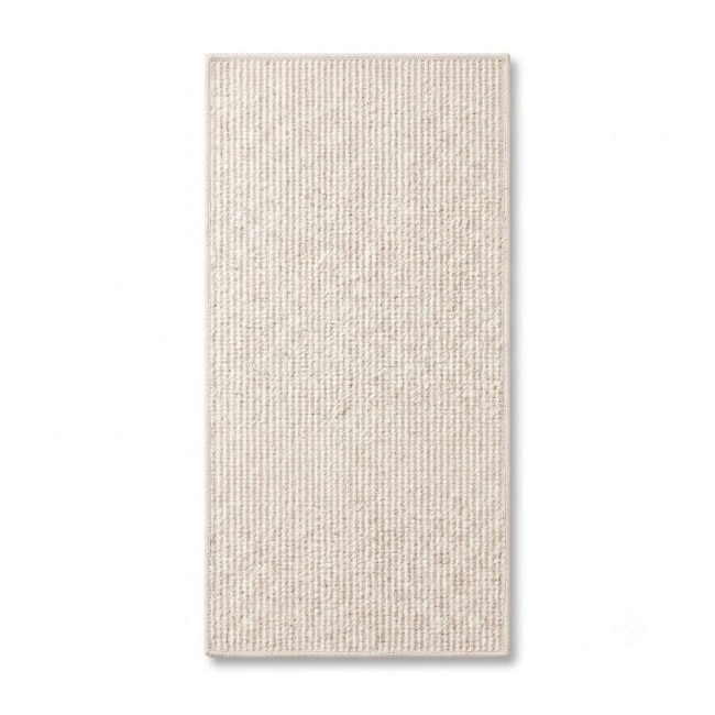 摩達客 貓咪黏貼牆式貓抓墊 白色30*60cm 兩入組 貼牆 貼門 貼家具 隨處可貼附背膠 可剪裁 不易殘膠 不易傷牆 image