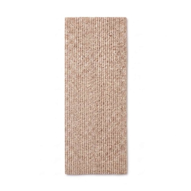 摩達客 貓咪黏貼牆式貓抓墊 咖色40*100cm 兩入組 貼牆 貼門 貼家具 隨處可貼附背膠 可剪裁 不易殘膠 不易傷牆 image