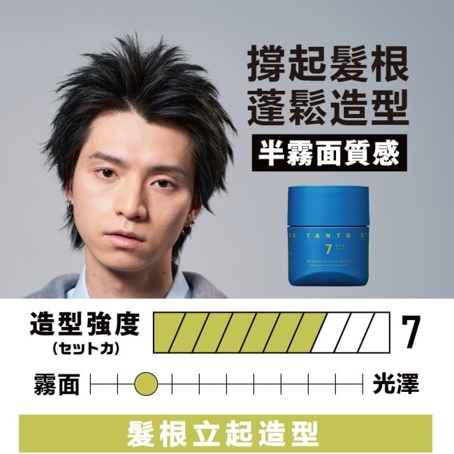 中野製藥TANTO 7號髮根立起造型髮蠟(燙髮或自然捲適用)90g image
