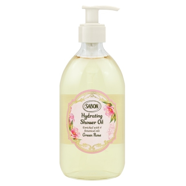 SABON 綠玫瑰輕潤沐浴油 500ml image