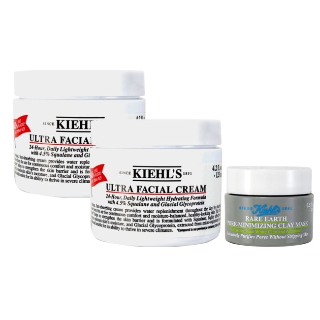 KIEHL,S冰河醣蛋白保濕霜125mlx2(贈白泥淨緻毛孔面膜 14mlx1) image
