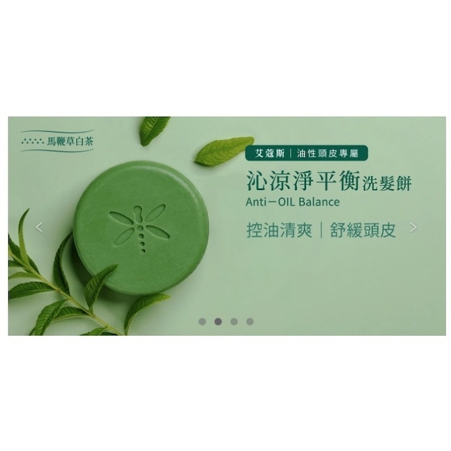 艾蔻斯沁涼淨平衡洗髮餅100g image