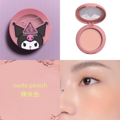 3CE 3CE單色腮紅 NUDE PEACH 裸米色 酷洛米聯名款 5.5g image
