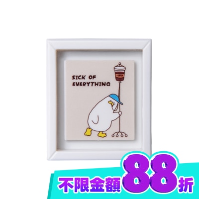 Watsons 屈臣氏 【SSEBONGRAMA 躺平鴨】Duck藝術家磁鐵小畫框 咖啡續命款 image