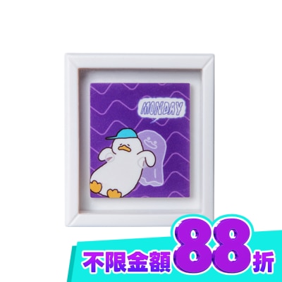 Watsons 屈臣氏 【SSEBONGRAMA 躺平鴨】Duck藝術家磁鐵小畫框 MONDE BLUE款 image