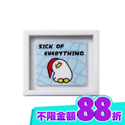 Watsons 屈臣氏 【SSEBONGRAMA 躺平鴨】Duck藝術家磁鐵小畫框 只想睡覺款 image
