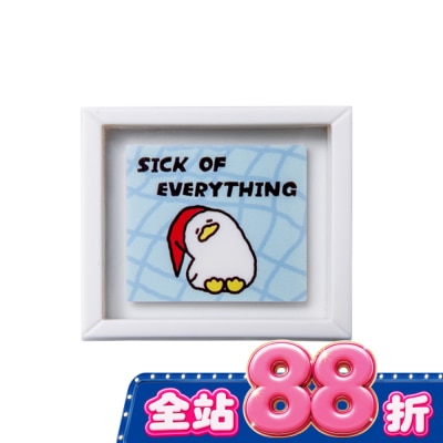 Watsons 屈臣氏 【SSEBONGRAMA 躺平鴨】Duck藝術家磁鐵小畫框 只想睡覺款 image