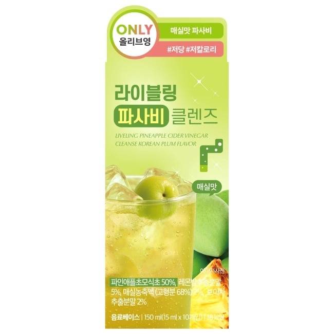 Liveling輕盈鳳梨醋飲(梅子風味) 15ml*10份 image