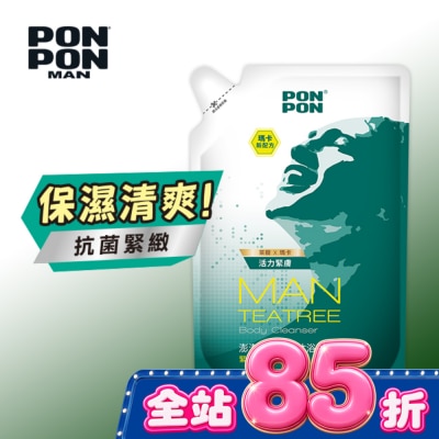 澎澎 PonPon - 澎澎MAN香浴乳補充包-茶樹精華700g image