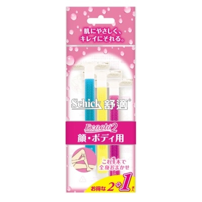 Schick 舒適 舒適 舒絲仕女輕便刀 2+1入