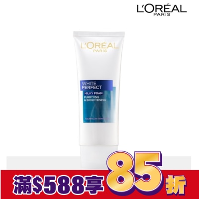 L`OREAL PARIS 巴黎萊雅 巴黎萊雅完美淨白淨白潔面露100ML