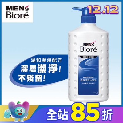 Biore 蜜妮 MEN’S Biore 男性專用麝香清新沐浴乳 750ml