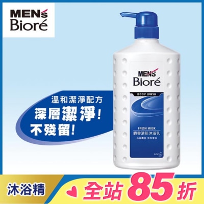 Biore 蜜妮 MEN’S Biore 男性專用麝香清新沐浴乳 750ml