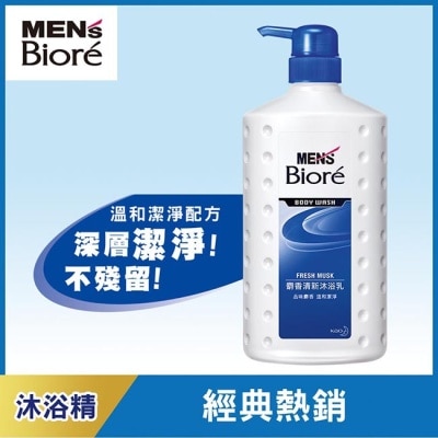 Biore 蜜妮 MEN’S Biore 男性專用麝香清新沐浴乳 750ml