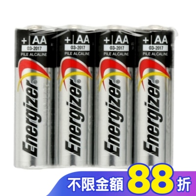 勁量 勁量鹼性電池3號4顆