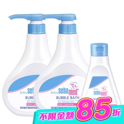 seba med 施巴 - 施巴5.5嬰兒泡泡浴露500mlx2入組 image