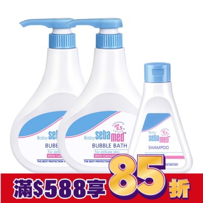 施巴 施巴5.5嬰兒泡泡浴露500mlx2入組