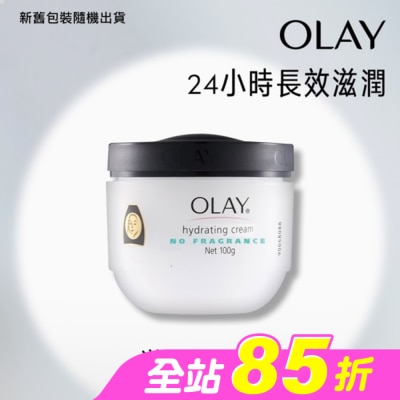 OLAY - OLAY 滋潤保濕霜(無添加色素香料)100g (面霜)-新舊包裝隨機出貨