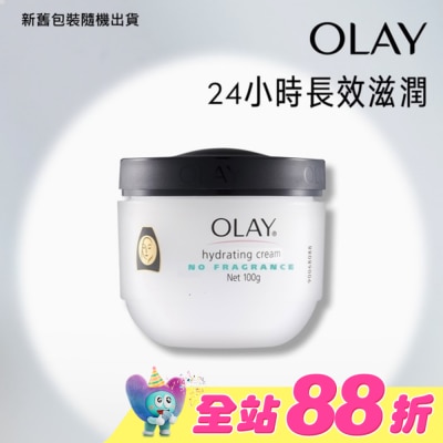 OLAY - OLAY 滋潤保濕霜(無添加色素香料)100g (面霜)-新舊包裝隨機出貨