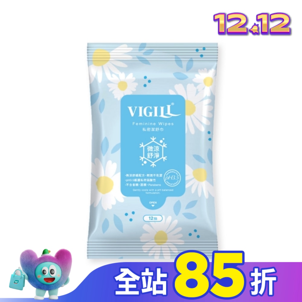 婦潔 私密潔舒巾 12片/包