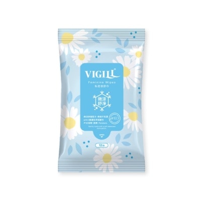 婦潔VIGILL 婦潔 私密潔舒巾 12片/包
