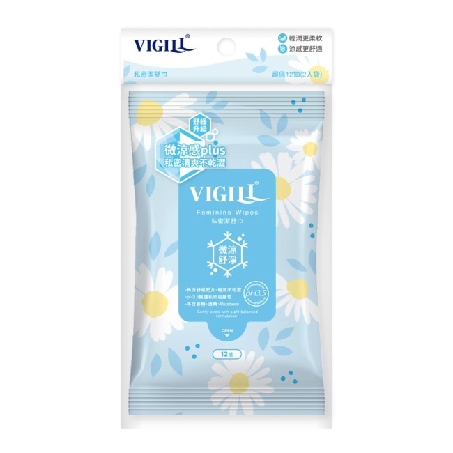 婦潔 私密潔舒巾 12片/包