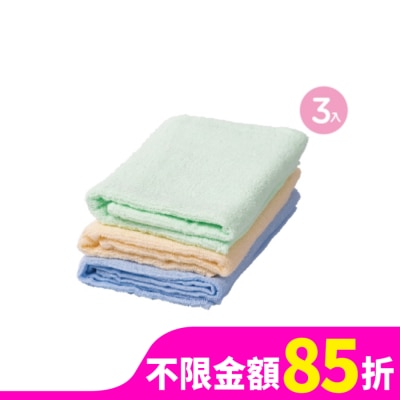 Miine 素色毛巾33x68公分/ 3入