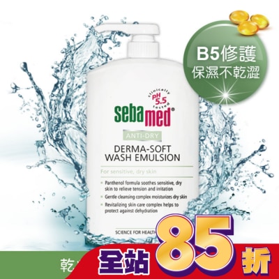 seba med 施巴 施巴 5.5抗乾敏滋潤浴露1000ml