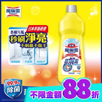 魔術靈 魔術靈浴室清潔劑經濟瓶500ML 檸檬香 image