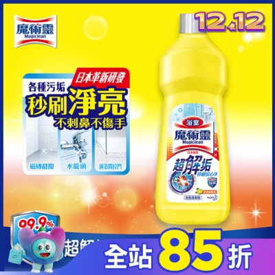 魔術靈 魔術靈浴室清潔劑經濟瓶500ML-檸檬香