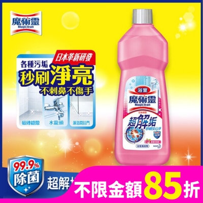 魔術靈 浴室清潔劑-玫瑰香經濟瓶500ML