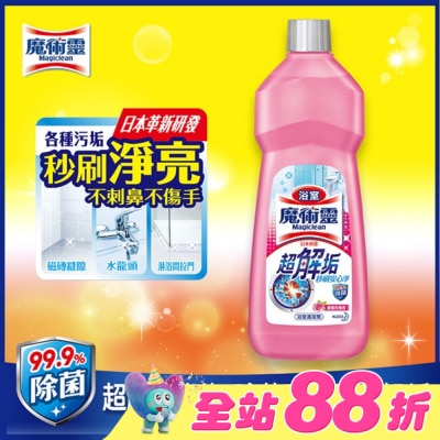 魔術靈 - 魔術靈浴室清潔劑-玫瑰香經濟瓶500ML