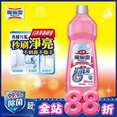魔術靈 魔術靈浴室清潔劑 玫瑰香經濟瓶500ML image