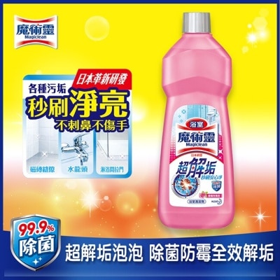 魔術靈 浴室清潔劑-玫瑰香經濟瓶500ML