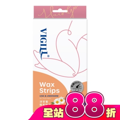 婦潔VIGILL - 婦潔 VIGILL洋甘菊除毛貼片-粗毛根專用(屈臣氏獨家)16片/盒