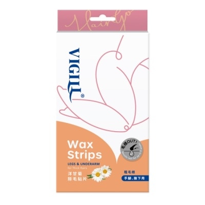 婦潔VIGILL - 婦潔 VIGILL洋甘菊除毛貼片-粗毛根專用(屈臣氏獨家)16片/盒
