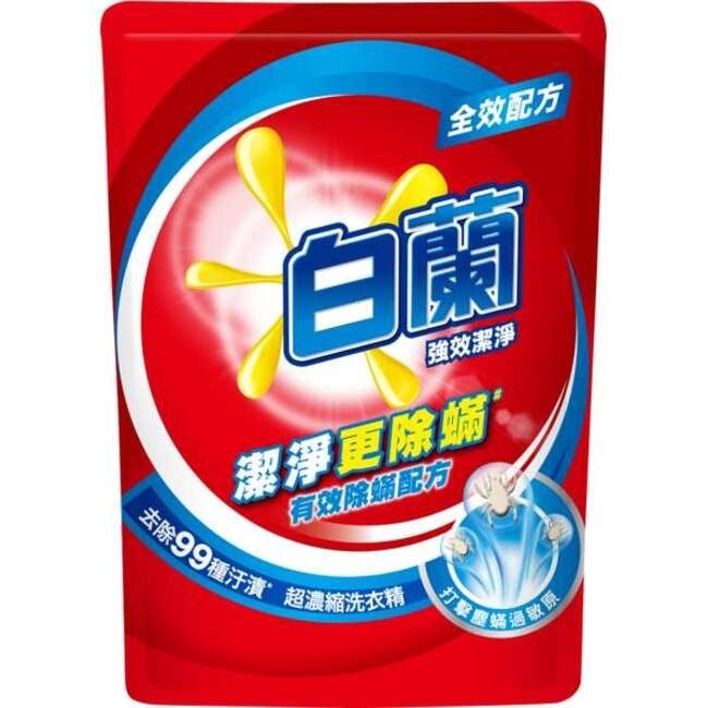 白蘭強效除蹣過敏洗衣精補充包 1.6KG