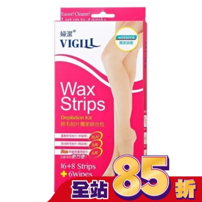 婦潔VIGILL 婦潔VIGILL除毛貼片獨家綜合包(屈臣氏獨家版)102g/盒