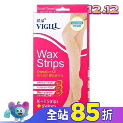 婦潔VIGILL 婦潔VIGILL除毛貼片獨家綜合包(屈臣氏獨家版)102g/盒