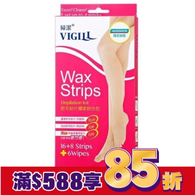 婦潔VIGILL 婦潔VIGILL除毛貼片獨家綜合包(屈臣氏獨家版)102g/盒