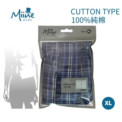 Miine Miine 時尚格紋平口褲 XL【顏色隨機出貨】 image