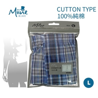Miine Miine 時尚格紋平口褲 L【顏色隨機出貨】 image