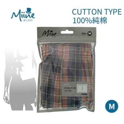 Miine Miine 時尚格紋平口褲 M【顏色隨機出貨】 image