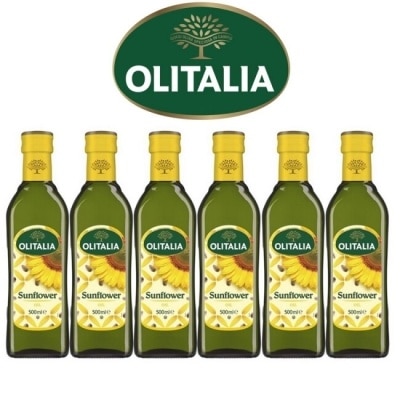 OLITALIA 奧利塔 Olitalia奧利塔超值葵花油禮盒組(500mlx6瓶)