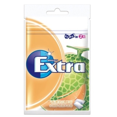 EXTRA EXTRA 木糖醇香濃密瓜無糖口香糖袋裝 28g