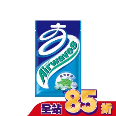 Airwaves - AIRWAVES超涼薄荷無糖口香糖袋裝28g