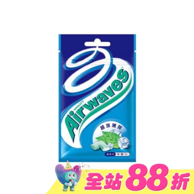 Airwaves - AIRWAVES超涼薄荷無糖口香糖袋裝28g
