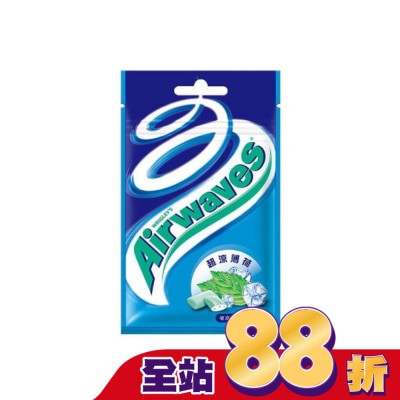 Airwaves - AIRWAVES超涼薄荷無糖口香糖袋裝28g